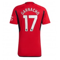 Billiga Manchester United Alejandro Garnacho #17 Hemma fotbollskläder 2023-24 Kortärmad